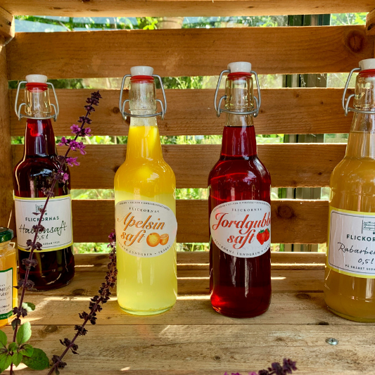 Organic Juice Bottles